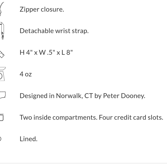 Dooney & Bourke Medium Wristlet - Picture 11 of 11